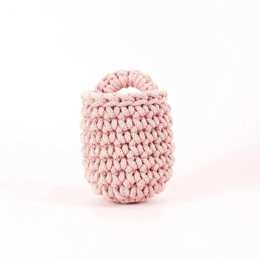 Easy Peasy Crochet Pot Blush