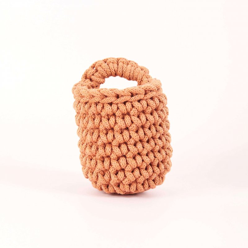 Easy Peasy Crochet Pot Terracotta