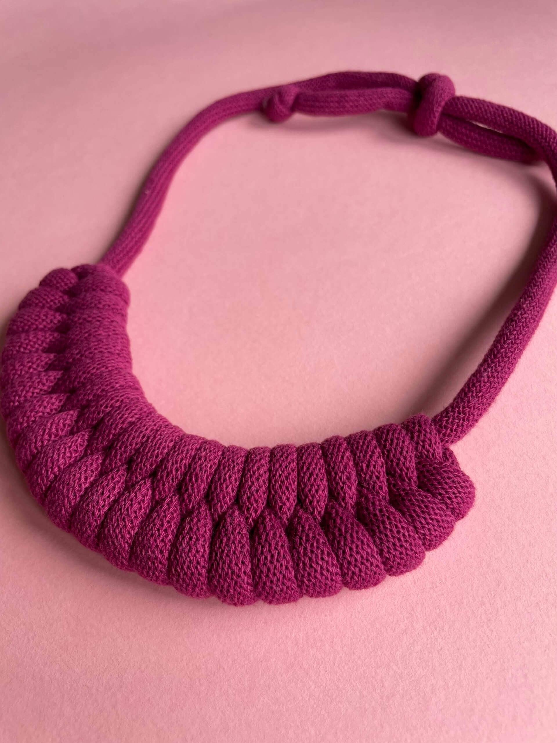 Grape Magnetic Clasp Chunky Necklace